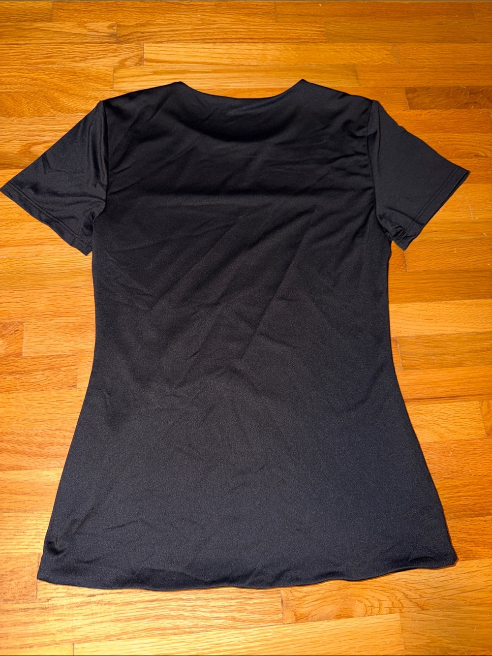 Frank & Oak - Women’s Black Short Sleeve Crewneck Tee - Classic Fit